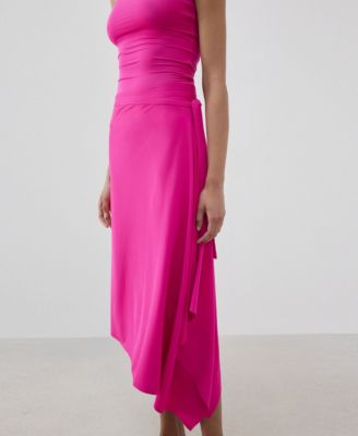Women's Asymmetric Midi Skirt