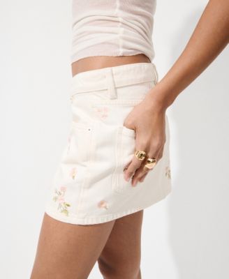 Women's Floral Embroidery Skirt