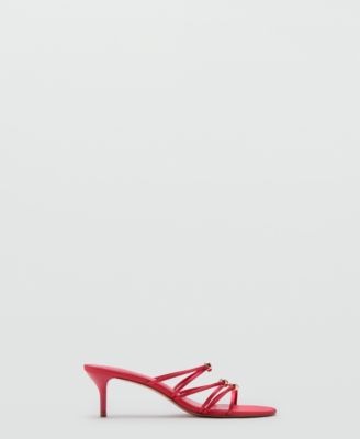 Women's Satin Straps Heeled Sandals