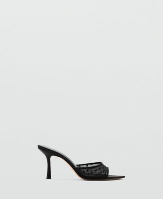 Women's Lace Heeled Sandals