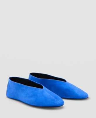 Women's Suede Leather Ballet Flats