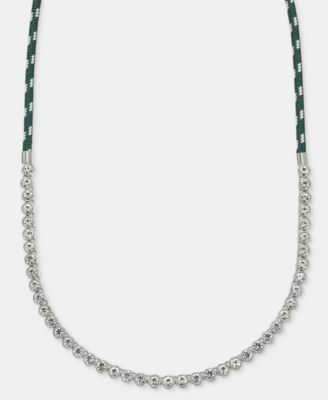 Crystal Tennis Cord Necklace