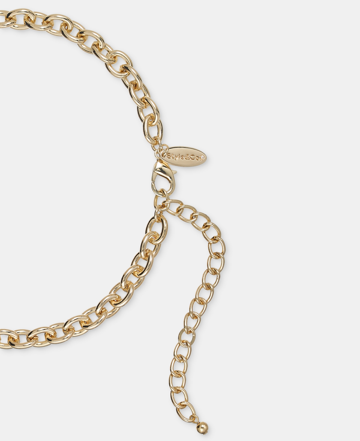 Style & Co Glass Crystal Shaky Pendant Necklace, Macy's Exclusive