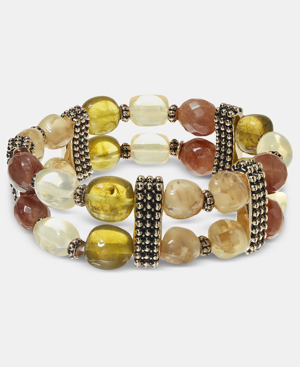 Style & Co Beaded Jewel Stretch Bracelet, Macy's Exclusive