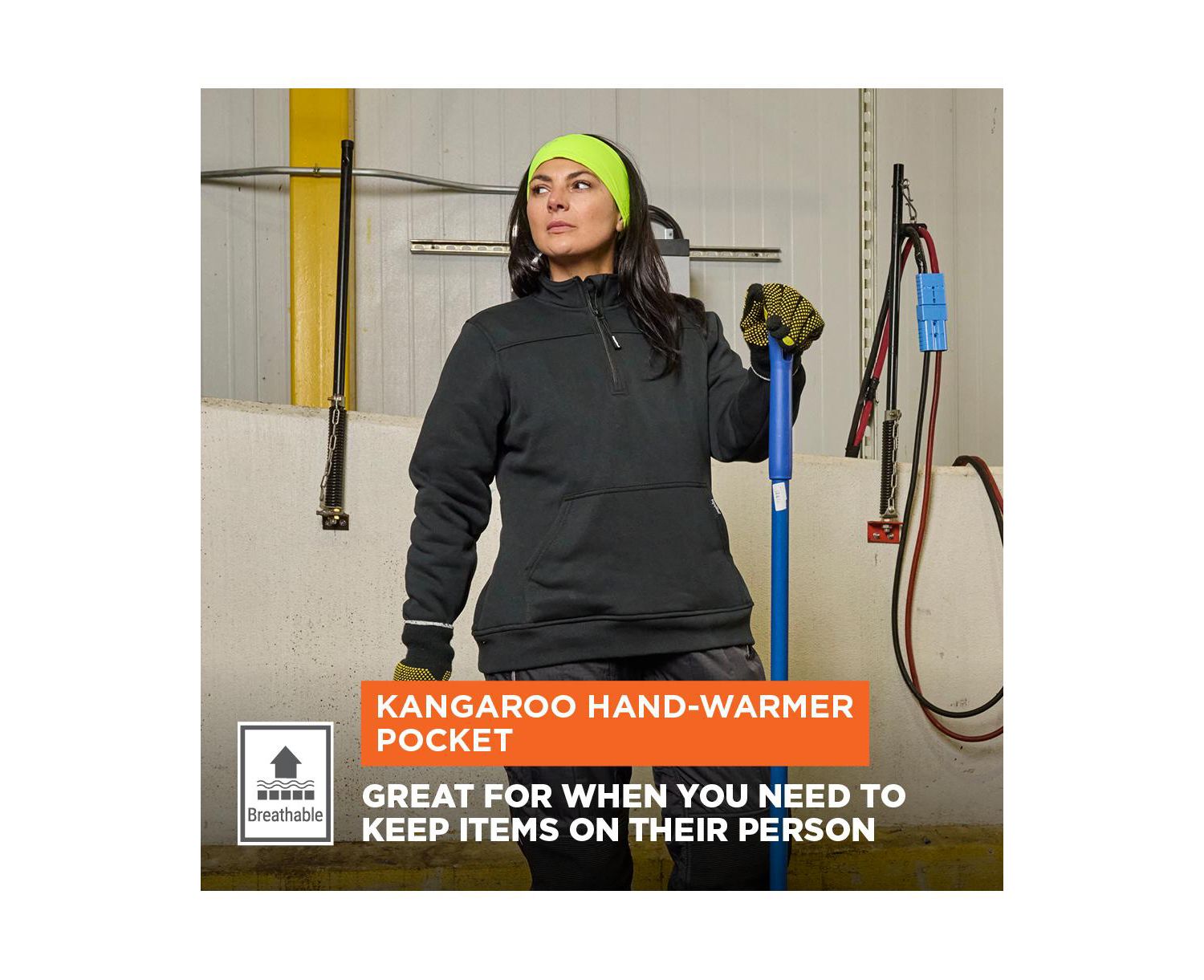 Women's Quarter-Zip Fleece Sweatshirt