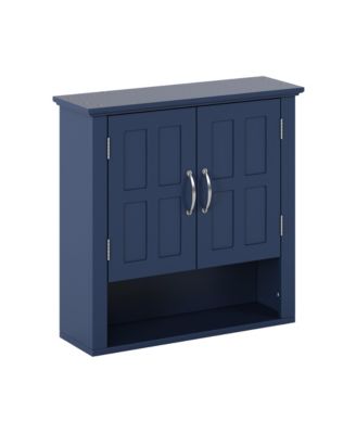 Bathroom Wall Storage Cabinet, Multi-functional Wall Mounted Cabinet with Adjustable Shelves