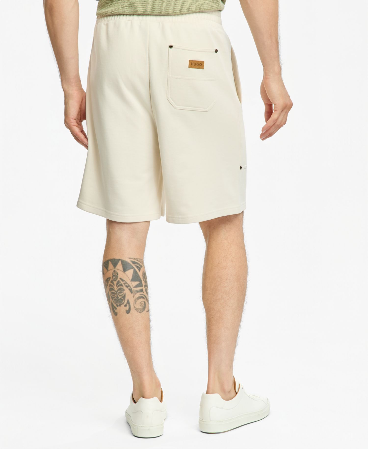 HUGO by Men's Nimdos Elastic Waistband Shorts