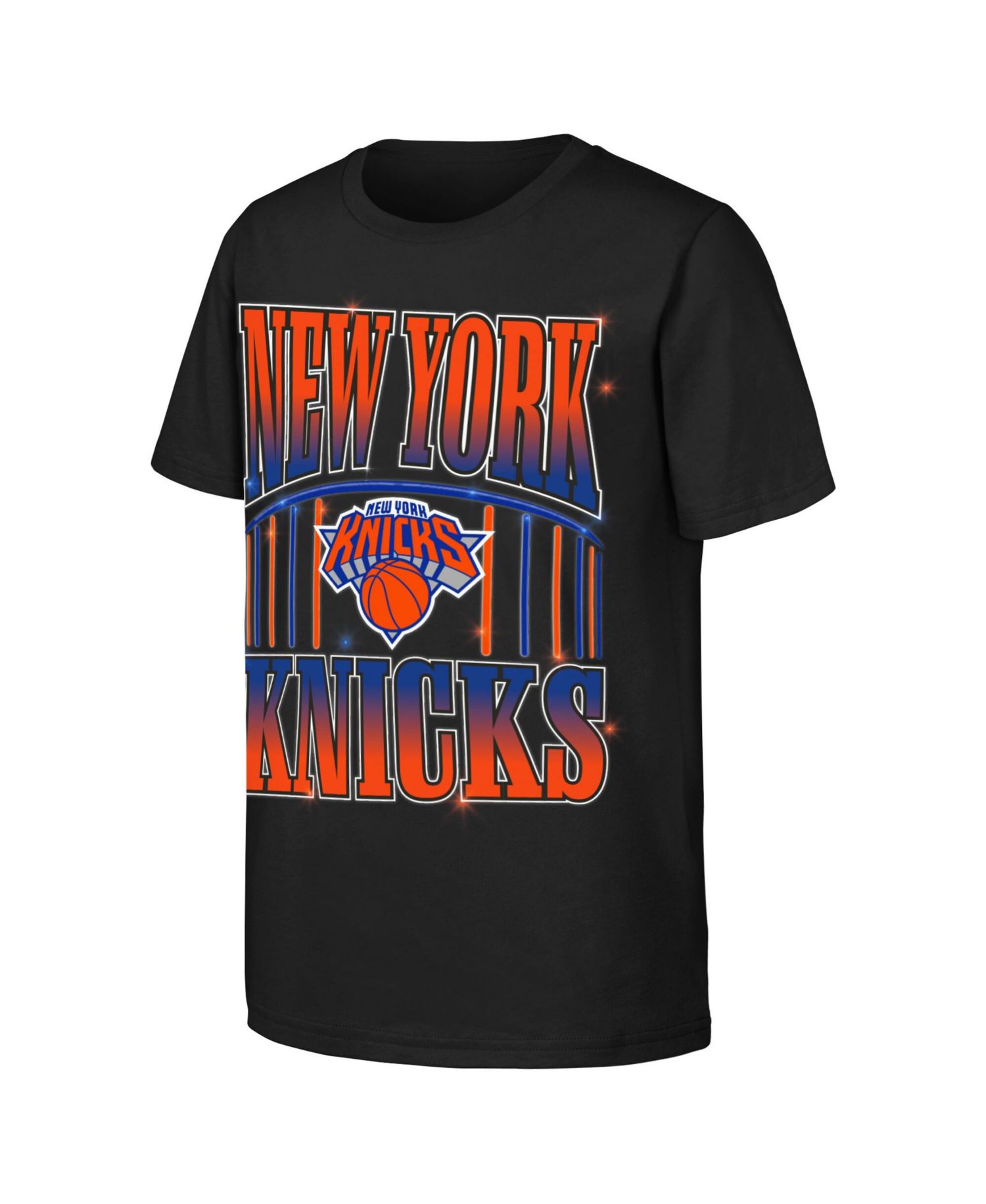 Big Boys and Girls Black New York Knicks Primetime T-Shirt