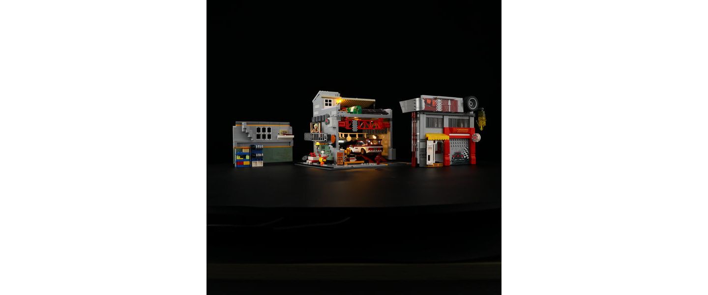 Детский конструктор Lumibricks Street MOD Garage Modular LED Lighting 1935-Piece Building Set, Ages 14+ — фото 8