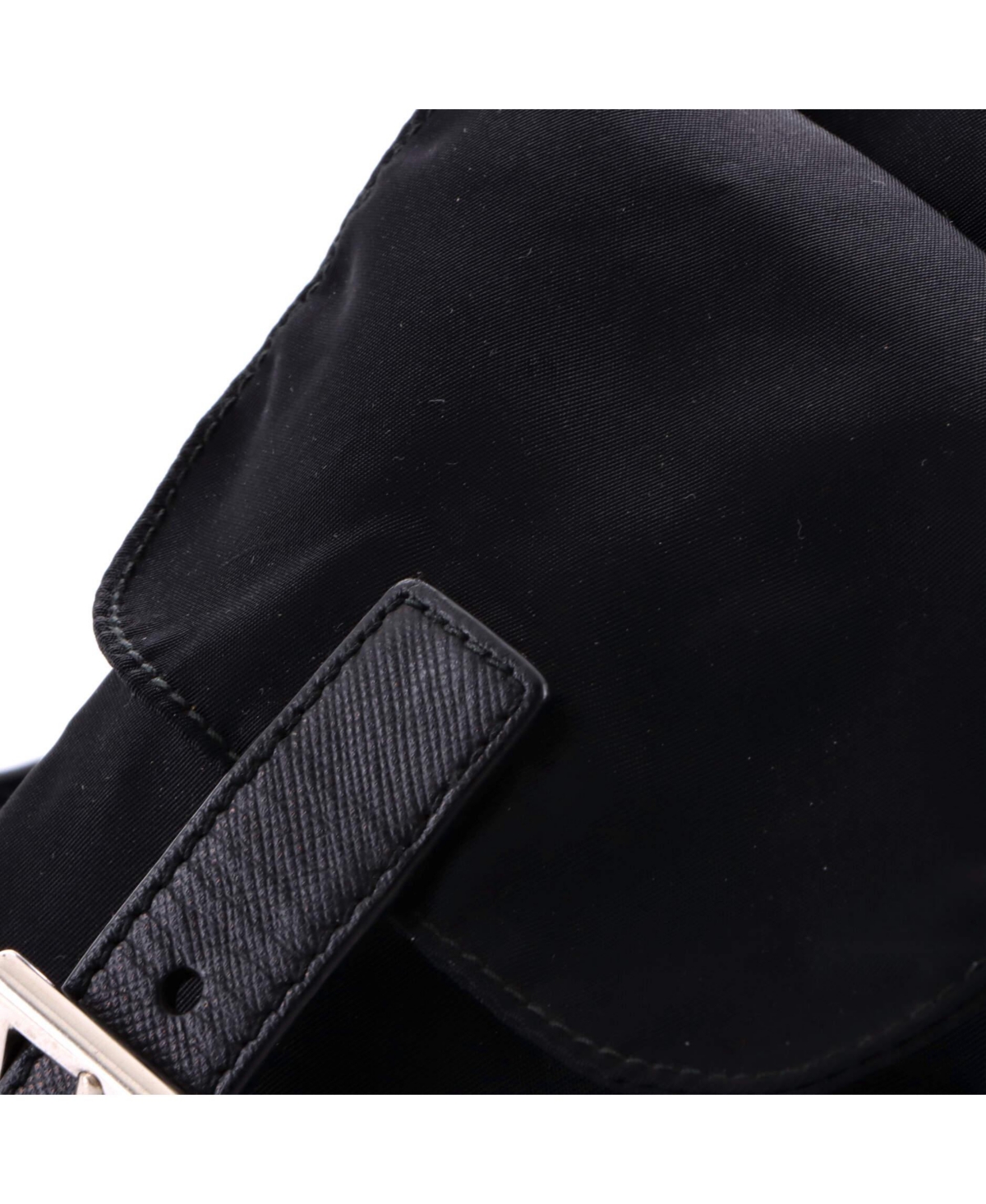Pre-Owned Prada Medium Double Pocket Buckle Backpack Tessuto
