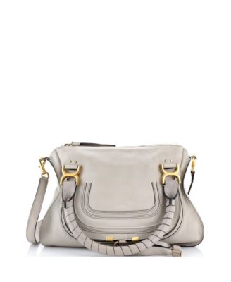Medium Marcie Satchel Leather
