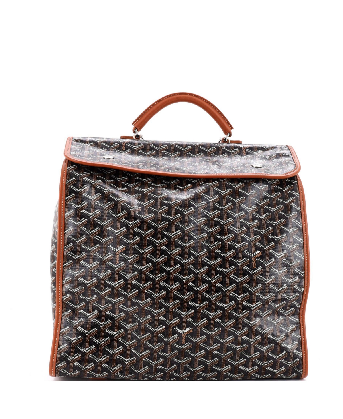 Pre-Owned Goyard Saint Leger Briefcase Backpack Coated Canvas