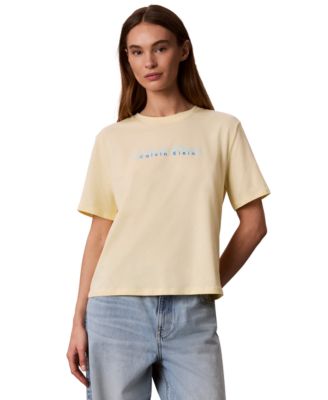 Women's Double Logo High Hip T-Shirt