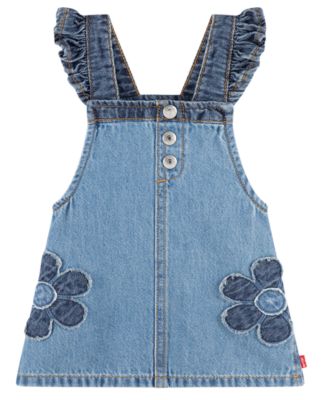 Toddler Girls' 2T-4T Flower Sleeveless Coverall