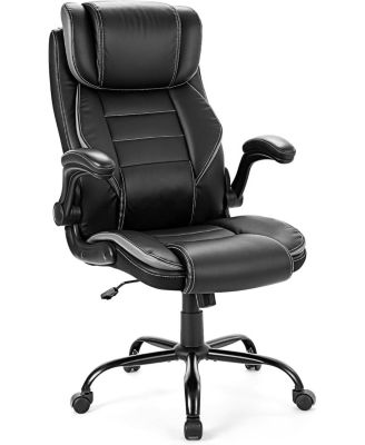 Oversized Executive Office Chair, Heavy Duty High Back with Headrest and Lumbar Support