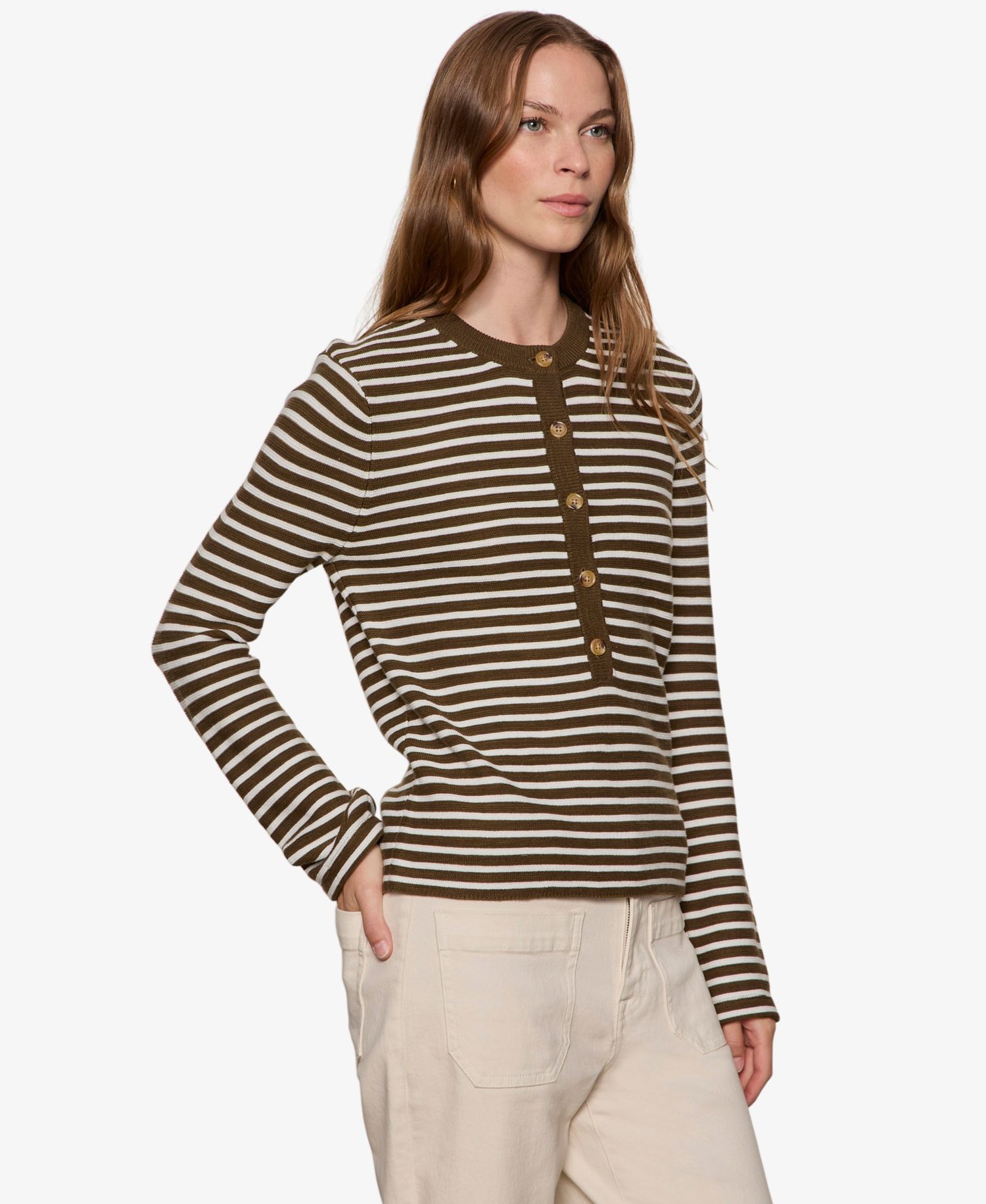 Women's Everyday Striped Pull-On Sweater