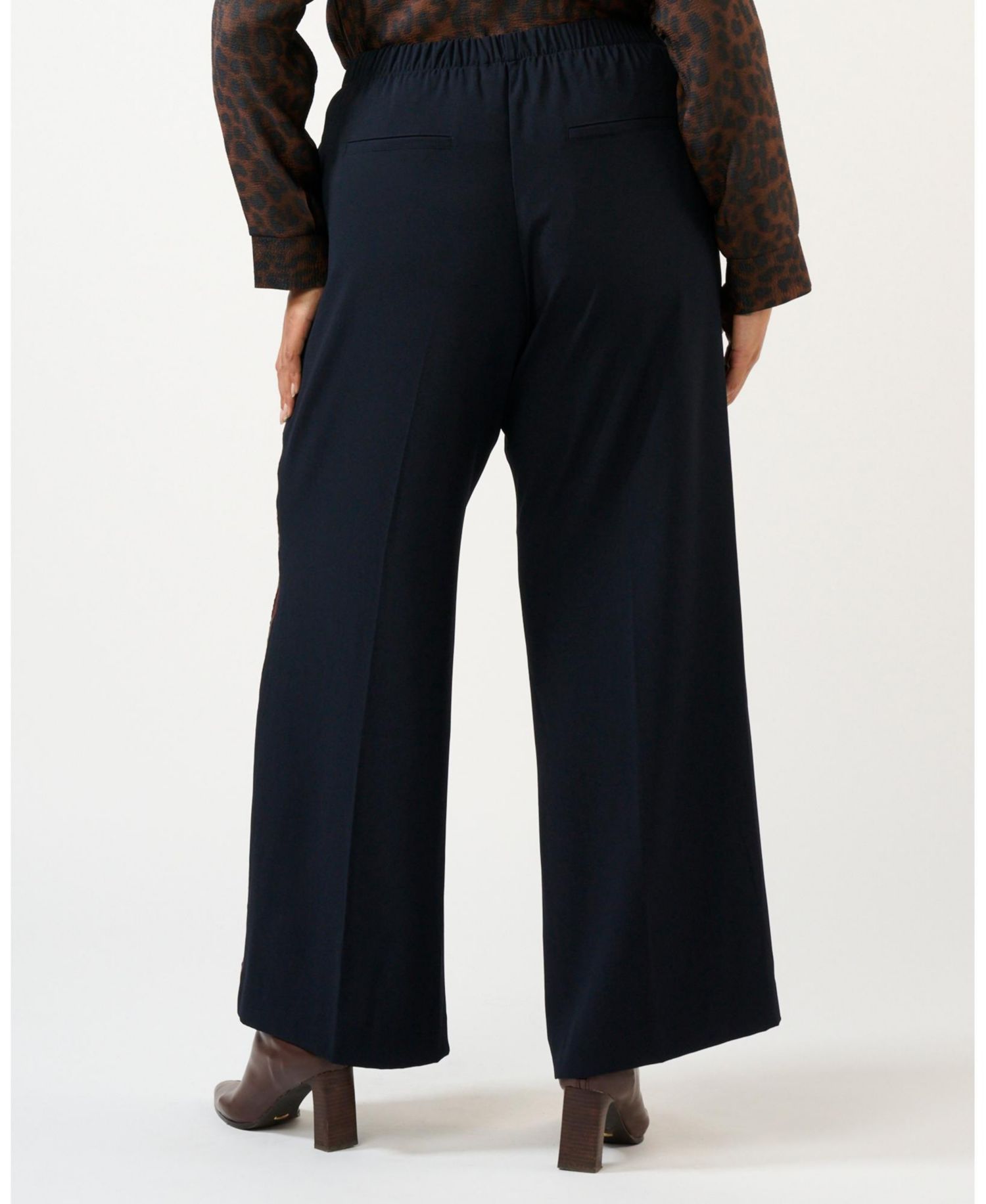 Women's Jesse Wide-Leg High Rise Striped Pant