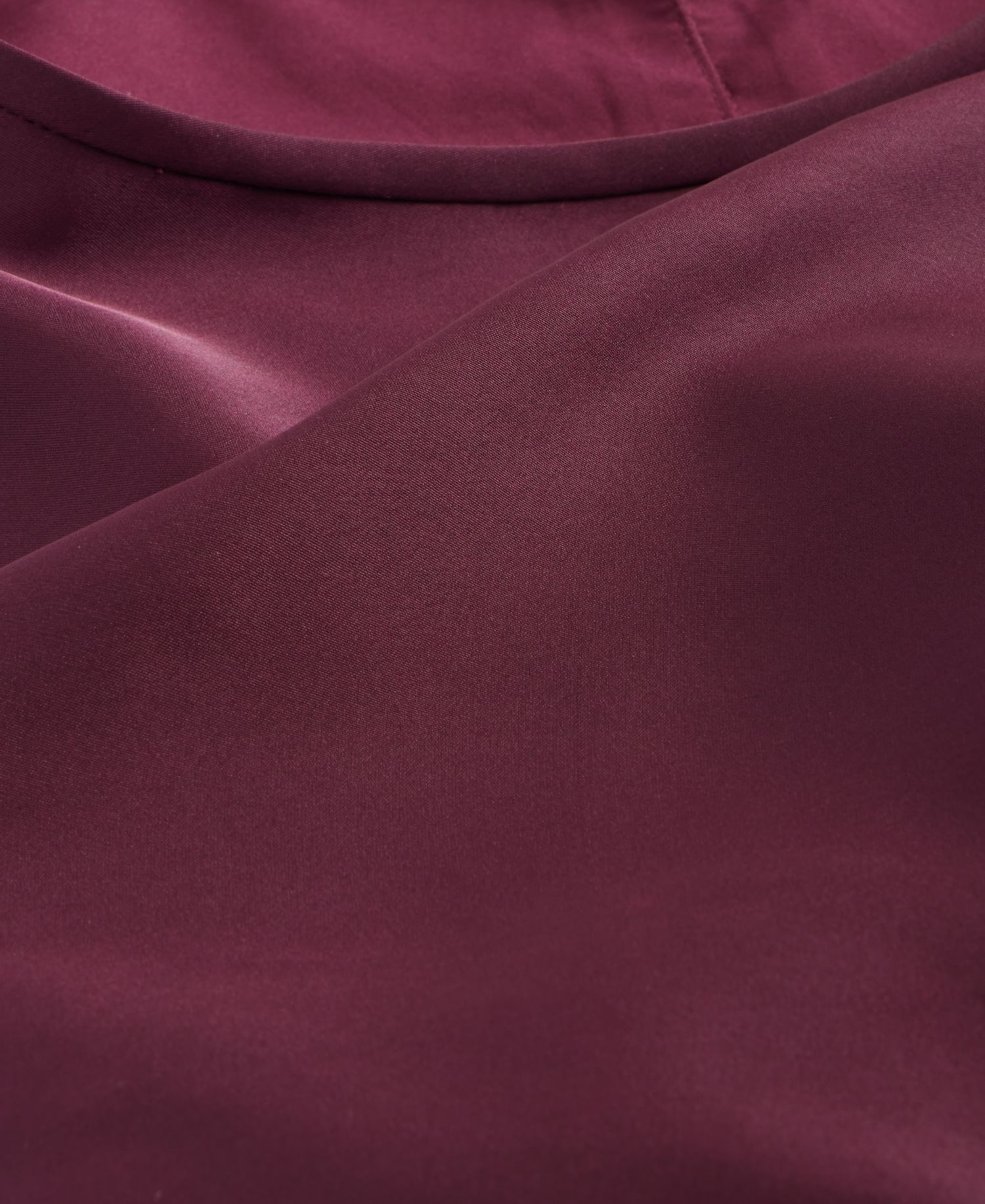 Petite Elbow-Sleeve Bubble Boat Neck Blouse