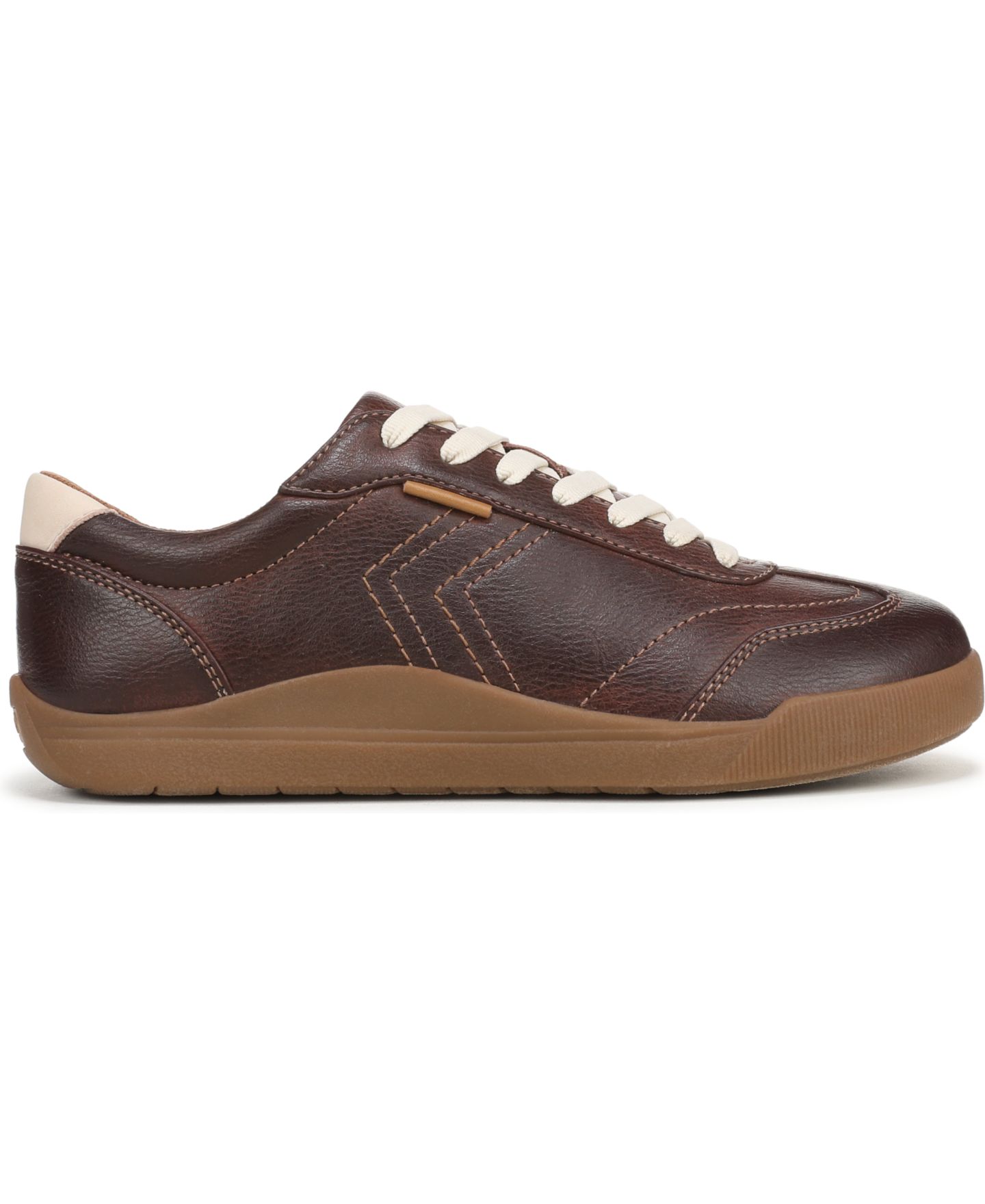 Женские кроссовки Dr. Scholl's Be True Court Inspired Lace Up, цвет: Каштаново-рыжий коричневая искусственная кожа — фото 2