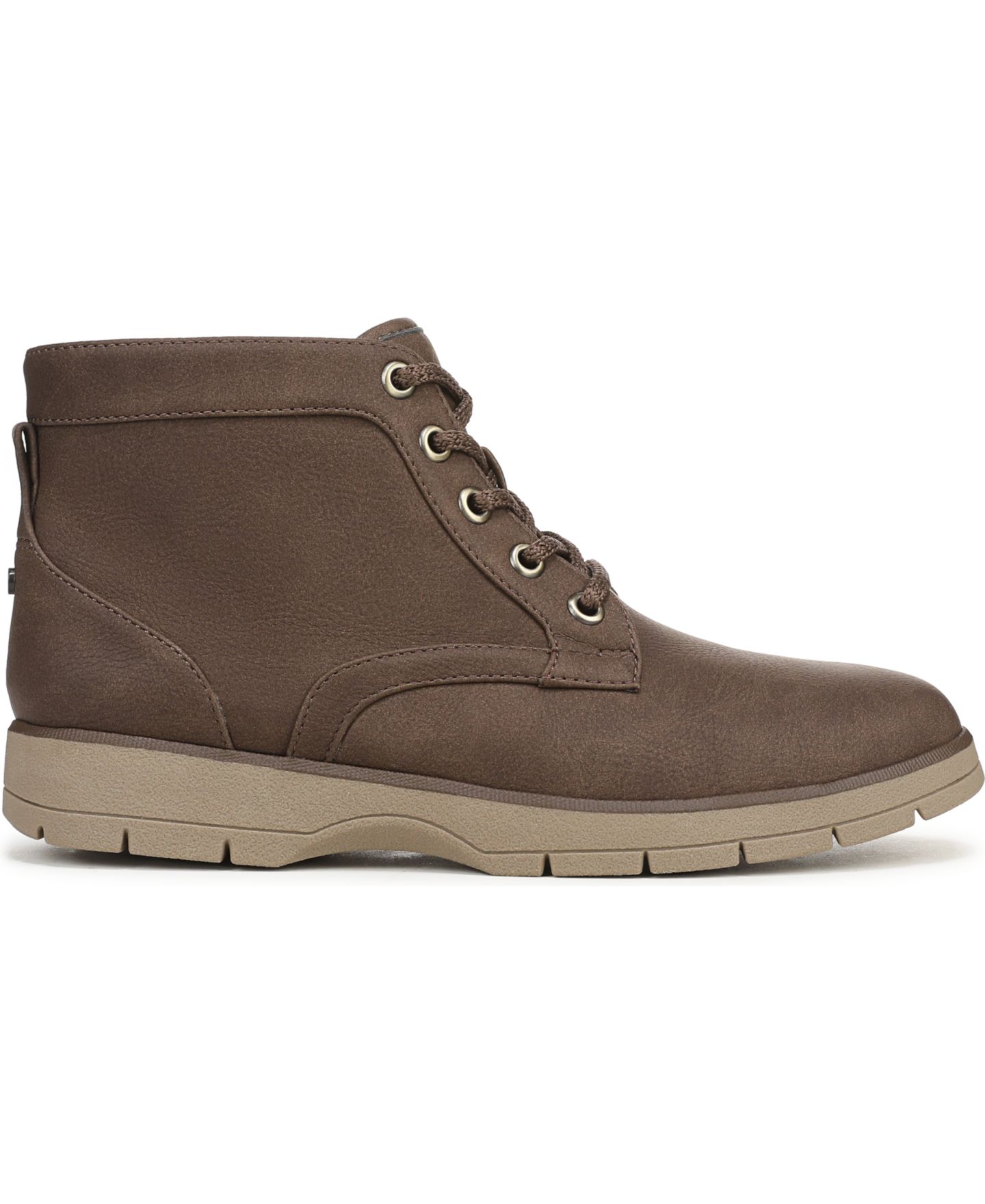 Женские ботинки Dr. Scholl's Northstar Round Toe Lace Up Short, цвет: Коричневая искусственная кожа — фото 2