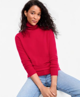 Women's 100% Cashmere Turtleneck Sweater