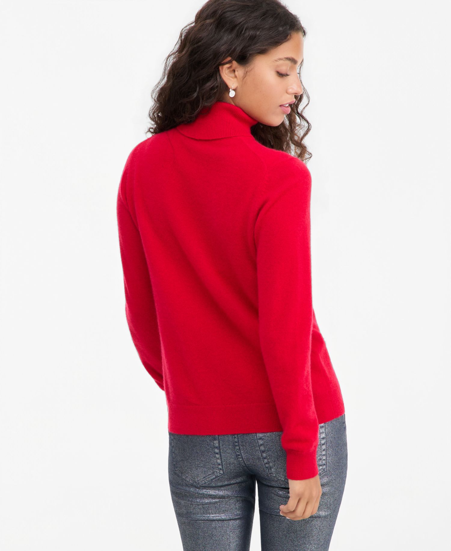 Petite Cashmere Turtleneck Sweater