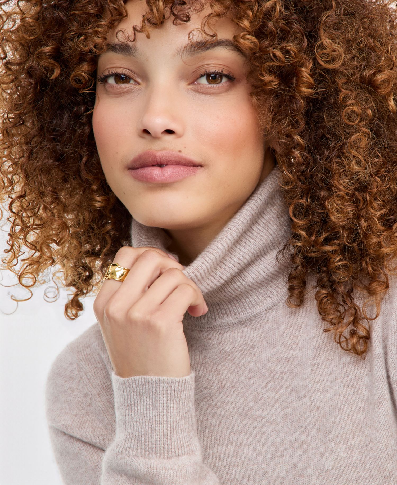Petite Cashmere Turtleneck Sweater