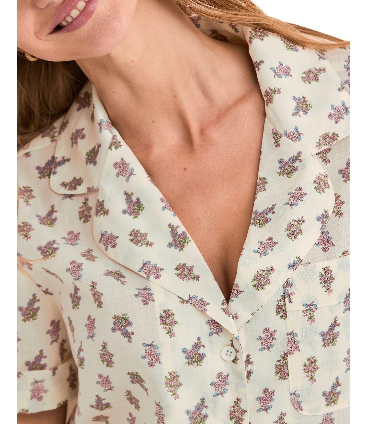 Women's Lucero Ultra-soft Short Sleeve Top and Shorts Pajama Set