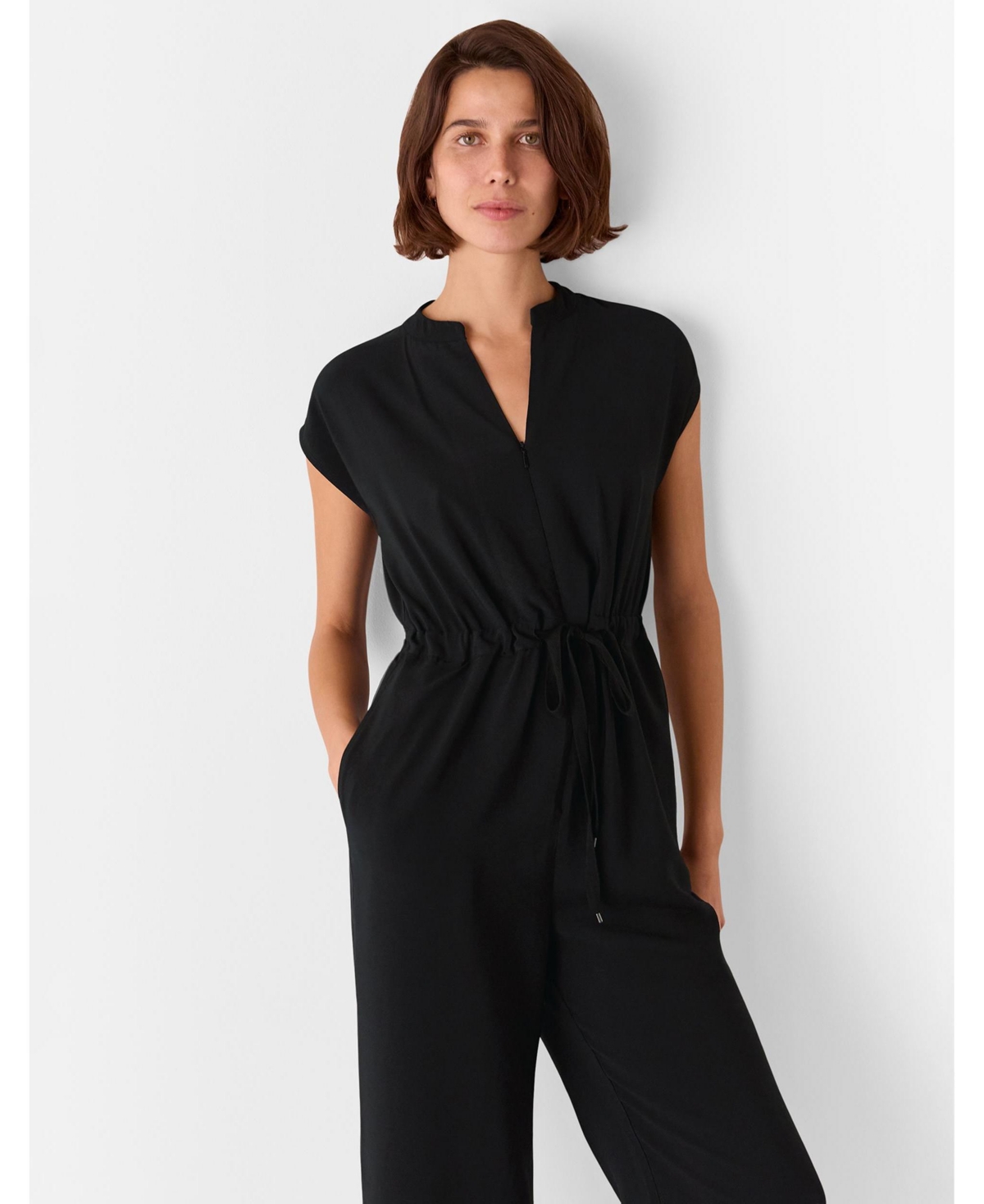 Whistles Women's Sleeveless Drawstring Jumpsuit
