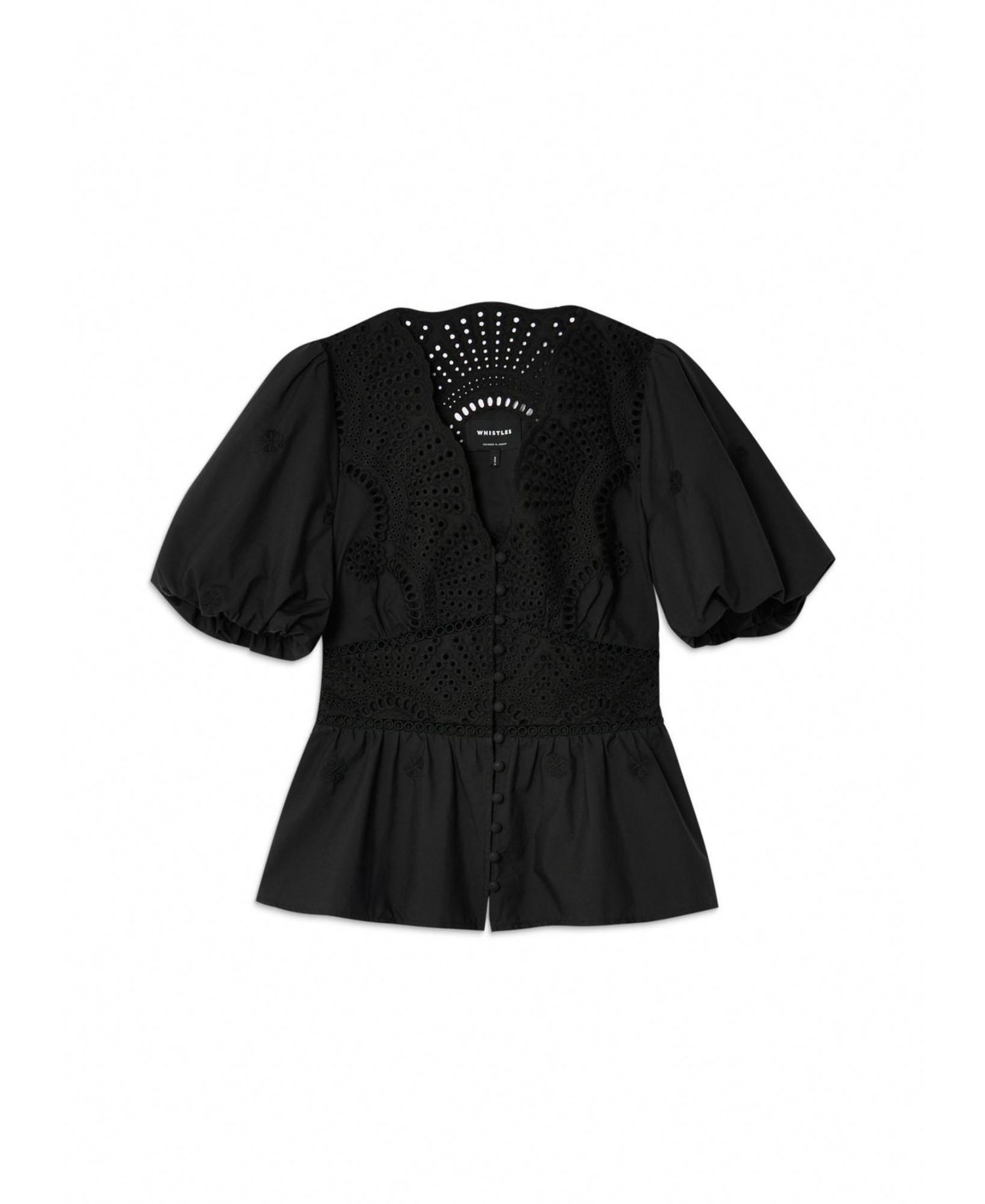 Women's Cotton V-Neck Blouse