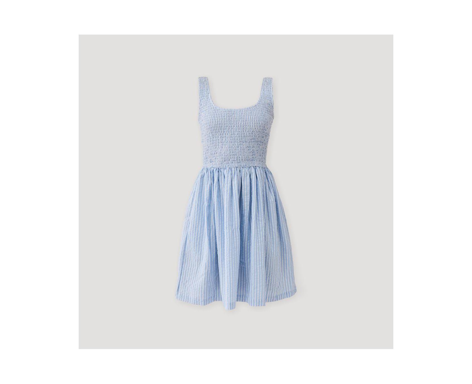 Women's Smocked Tencel Short Dress