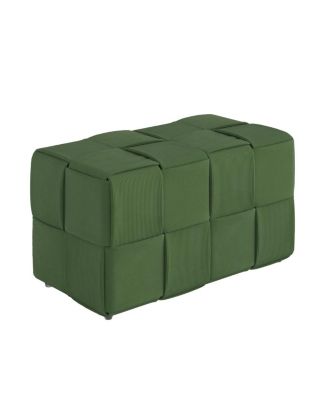 Corduroy Square Ottoman Foot Rest