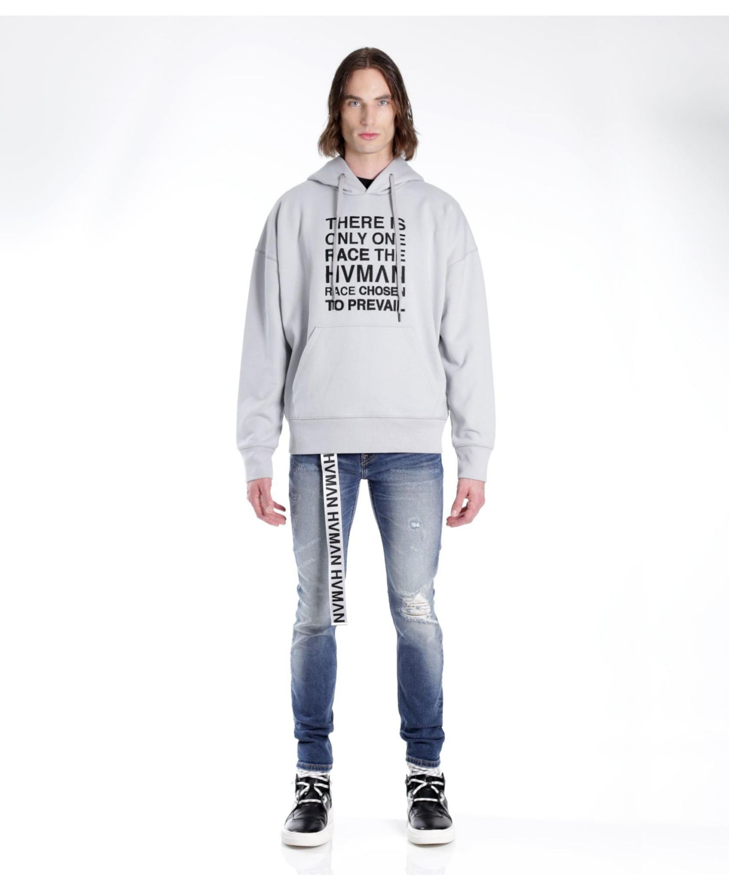 Men's Pullover Sweatshirt In Ghost