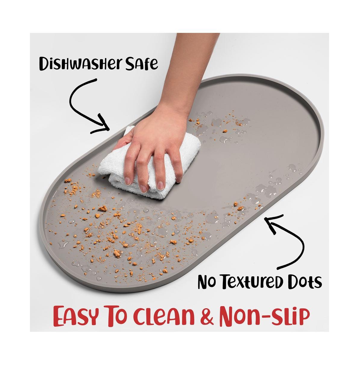 DogBuddy Oval Dog Food Mat/ Pet Placemat