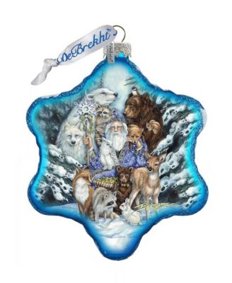 Gather In Peace Father Winter Holiday Ornament
