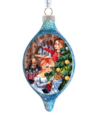 Nutcracker Glass Ornament