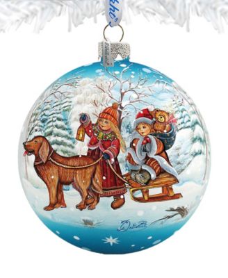 Winter Kids Ball Holiday Ornament