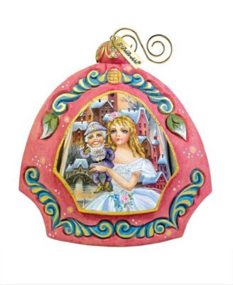 Hand Painted Nutcracker Scenic Ornament