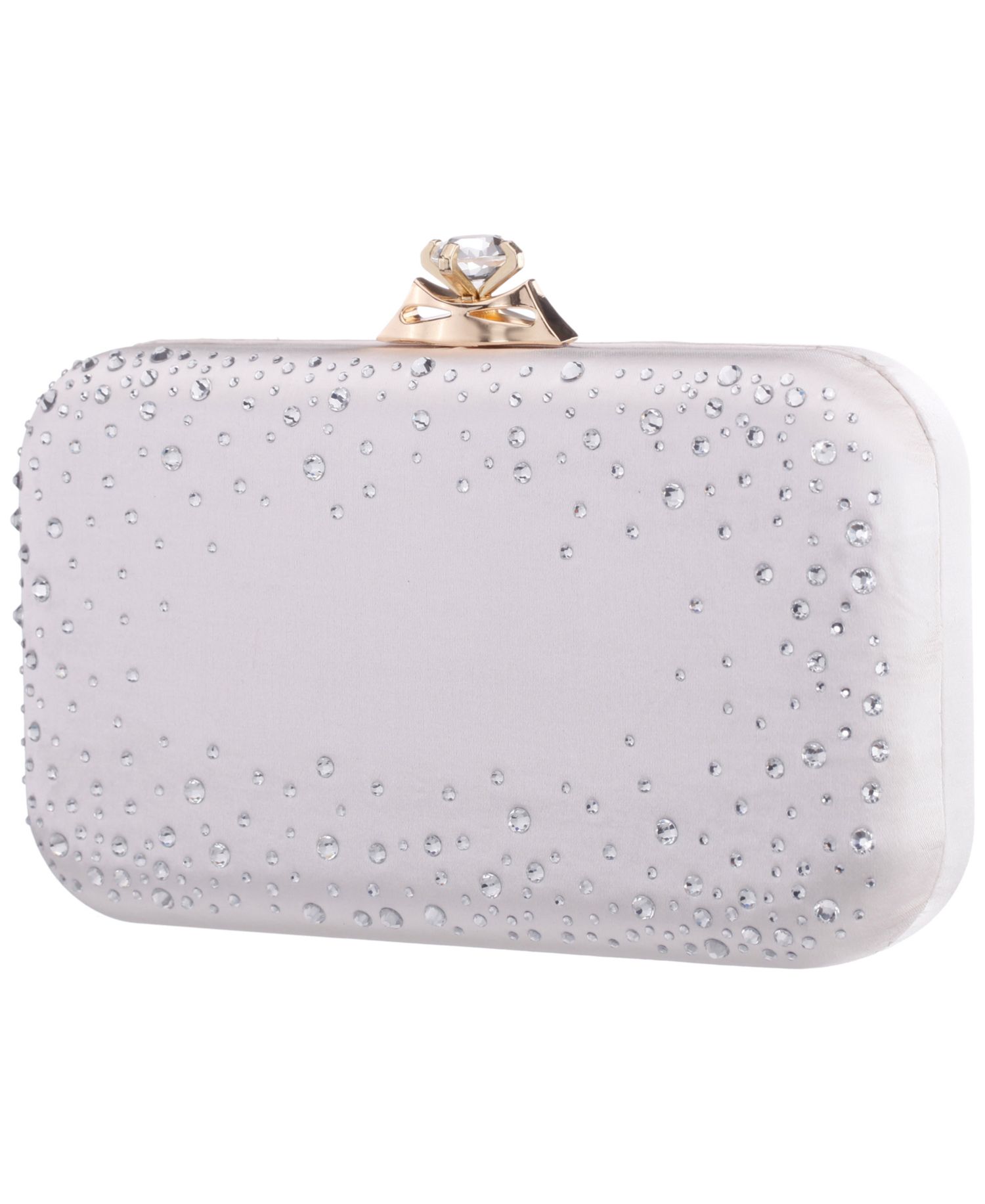 Lindsay Scatter Crystal Minaudiere Small Clutch Handbag