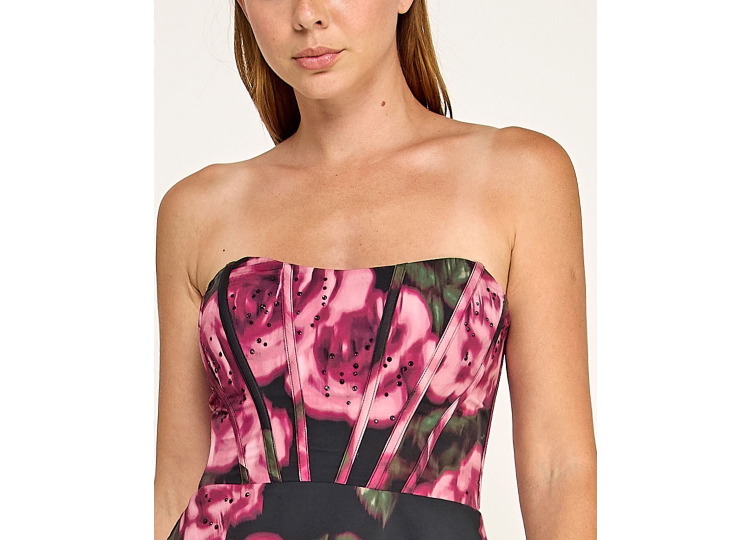 Juniors' Strapless Mini Dress