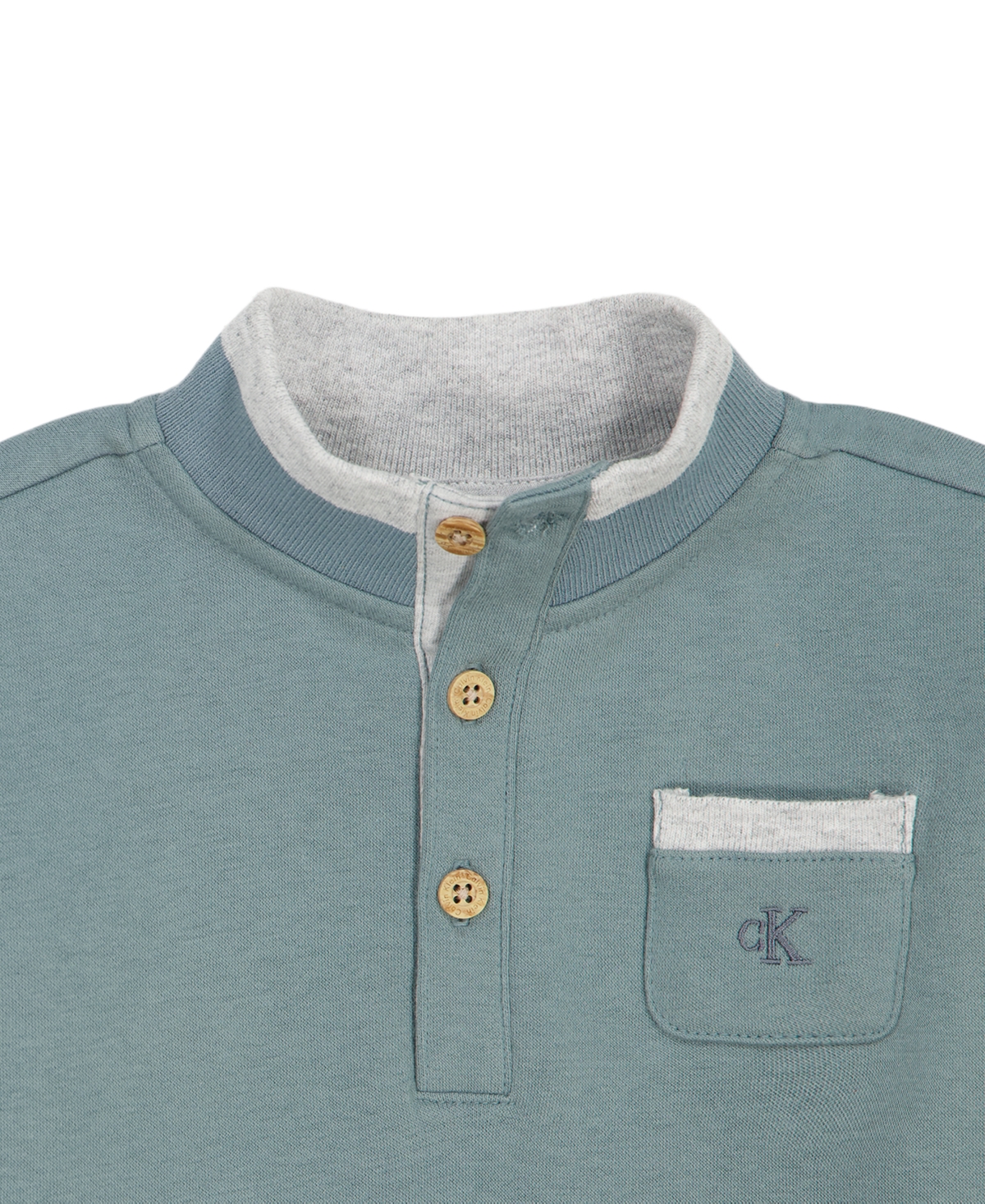Calvin Klein Baby Boys' Long-Sleeve Top and Pants, 2-Piece Set