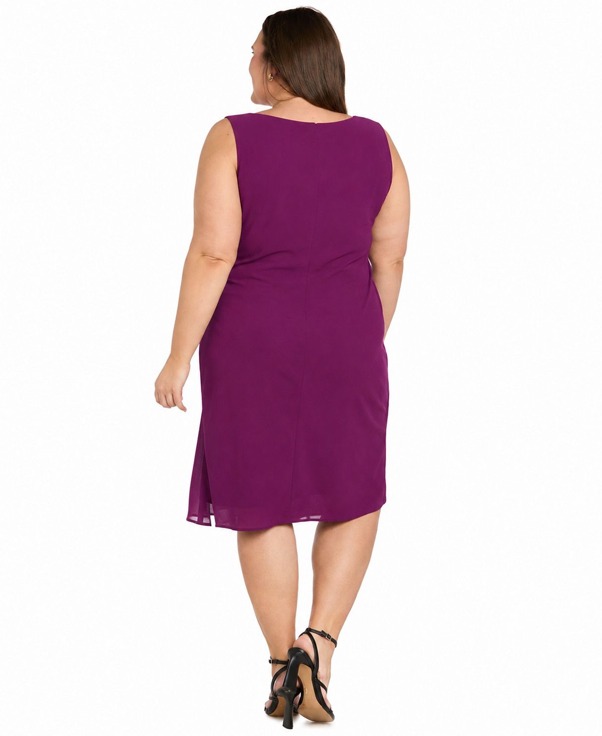 R & M Richards Plus Size Removable Jacket & Dress 2-Piece Set view 4 — MAYCSS fashion products