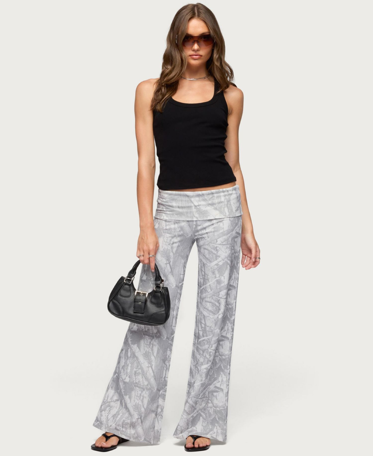 Women's Cammy Wide Leg Foldover Pants