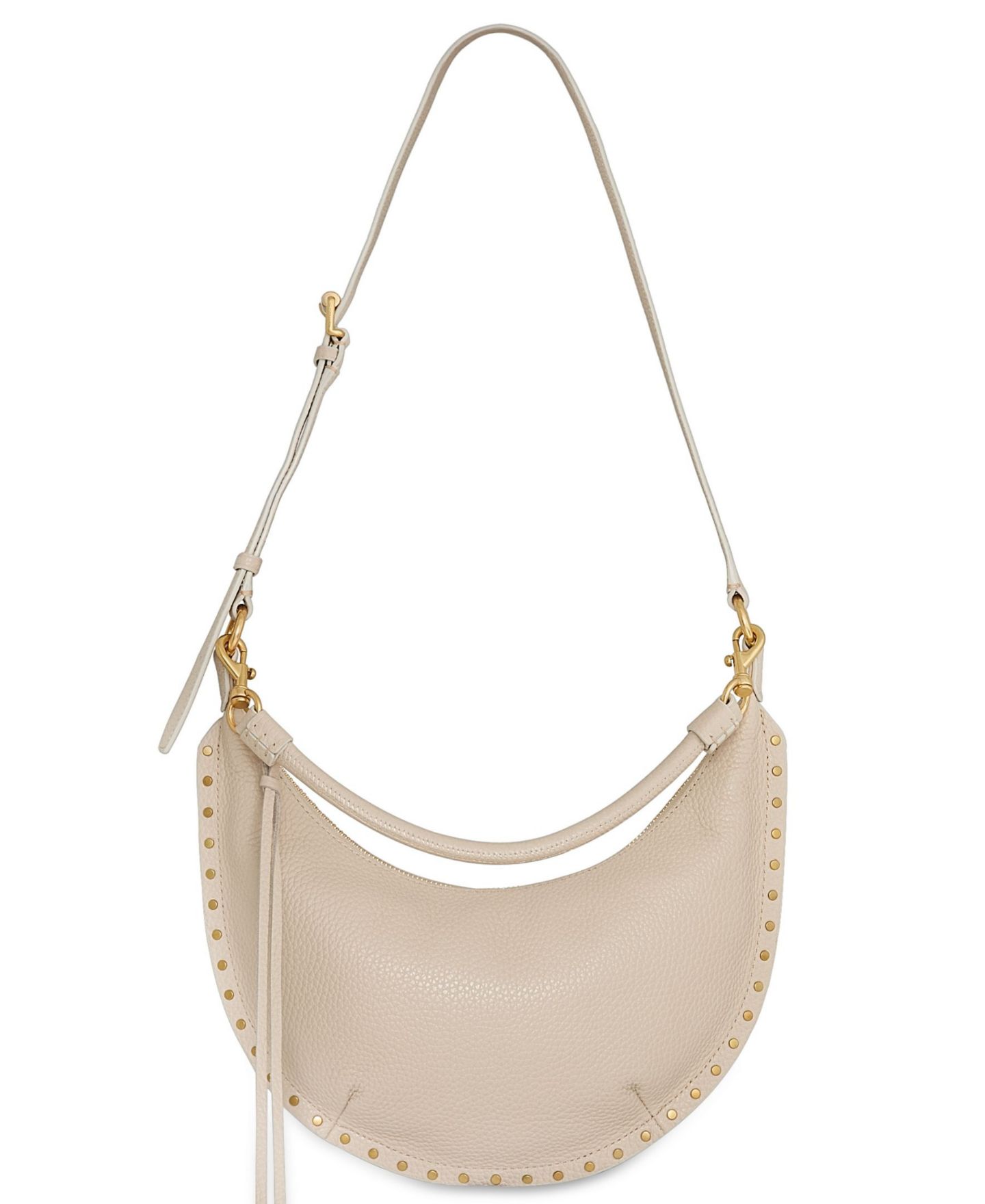 Женская сумка Rebecca Minkoff Darren Small Leather Crossbody, цвет: Серо-бежевый — фото 1