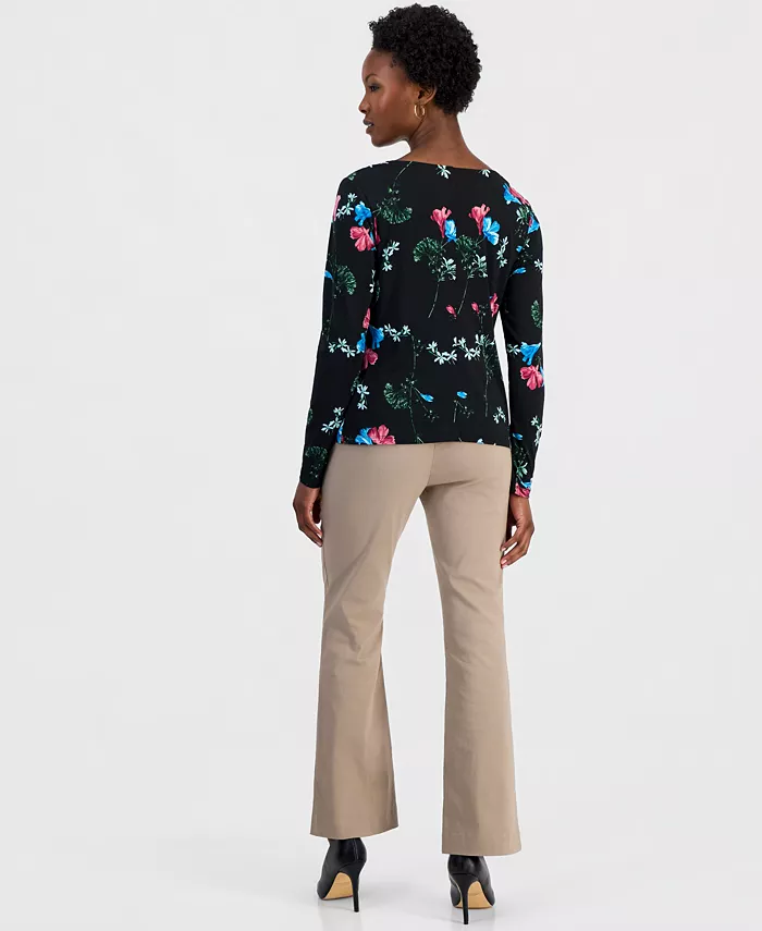 Petite Mid-Rise Bootcut Pants, Petite & Petite Short - thumbnail 5