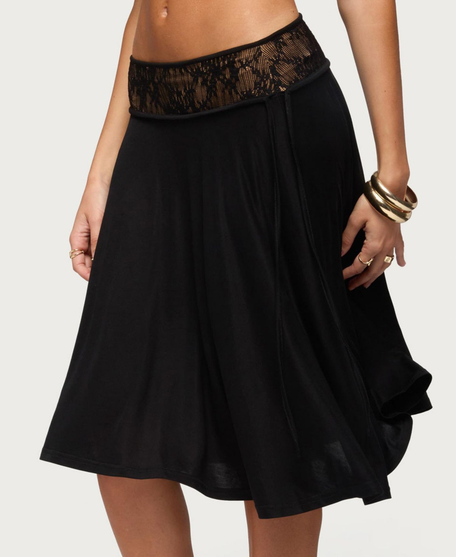 Women's Winonah Crochet Waist Midi Skirt