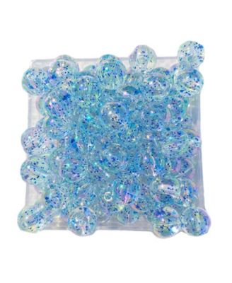 160Piece Set 10mm Acrylic Round Loose Beads for DIY Jewelry