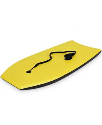 Super Lightweight Surfing Bodyboard with Leash and Comfortable