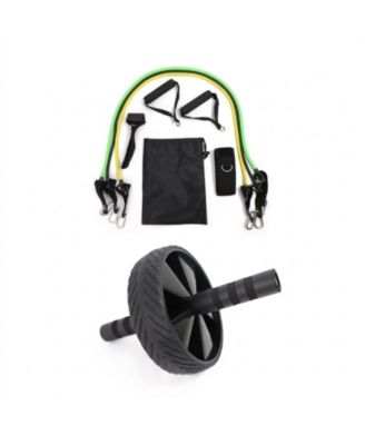 Resistance Training and Ab Bundle with Tube Kit and Sturdy Ab Wheel