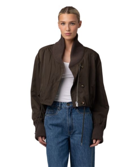 Женские куртки BLANK NYC Women's Ribbed Shawl Collar Jacket